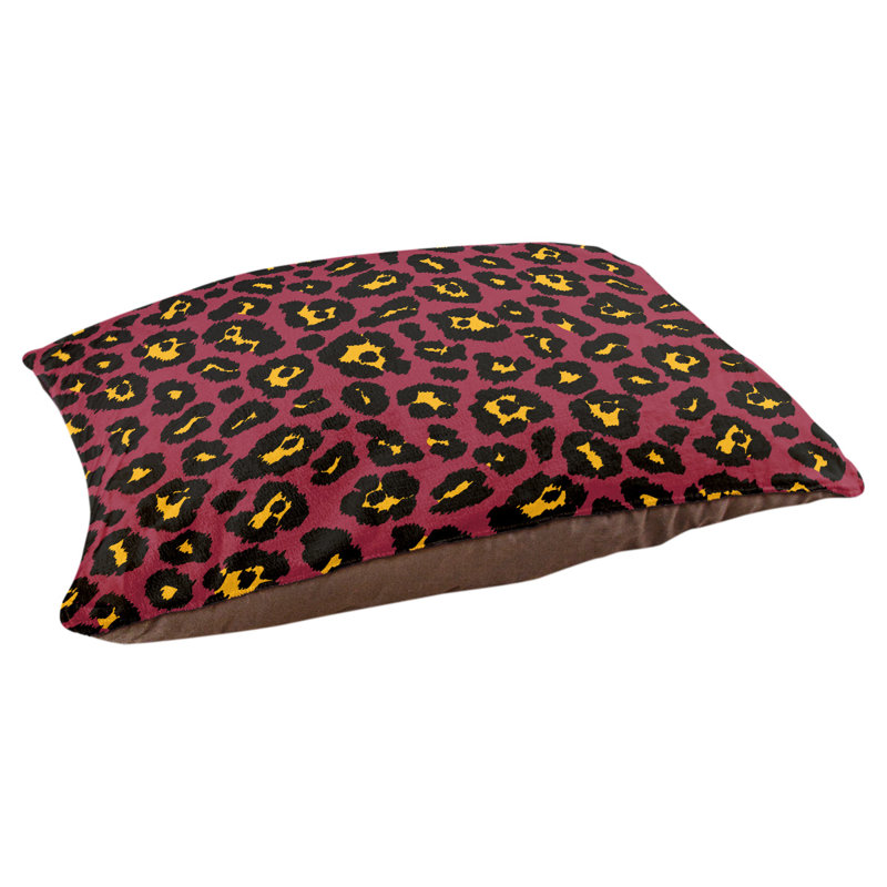 Coussin d'extérieur Seattle, Très grand (l 40 po x P 50 po x H 6 po), Rouge / jaune / noir