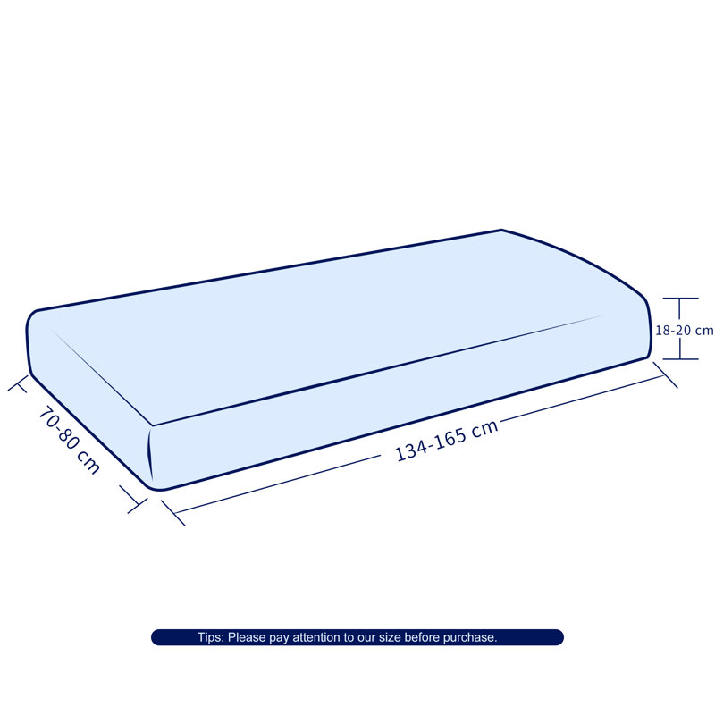 Box Cushion Sofa Slipcover, Gray