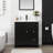 30" Black Bathroom Vanity with no sink