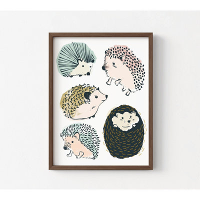 Magdalena Adorable Hedgehog Cute Kids Poster Wall Art, Baby Hedgehog Wall Art, Daycare Remodel Artwork Idea, Baby Bedroom Grandma Gift
