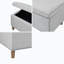 Banc de rangement rectangulaire à fermeture douce