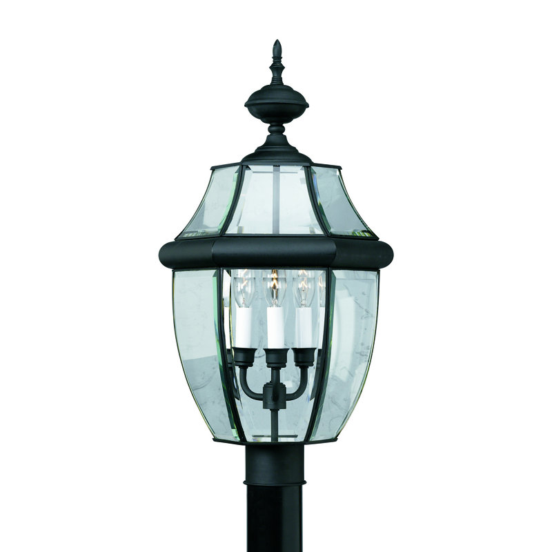 Anasthasie Beveled Lantern Head, Black