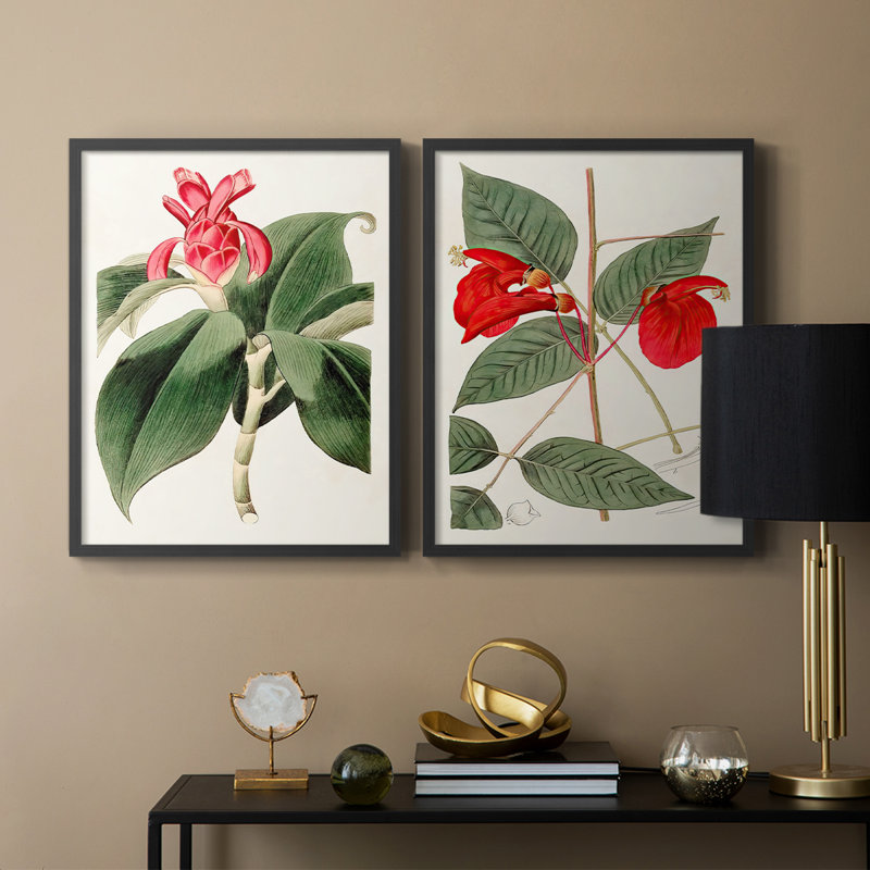 Impression encadrée FloraOf TheTropicsI-Premium - prête à être accrochée - aucun clou requis - aucun clou requis