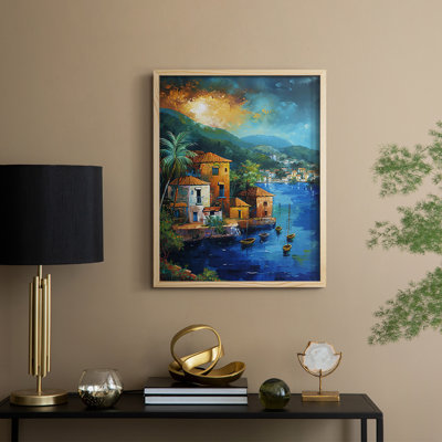 NAUTICAL Series DXC Framed Print - Solid Wood