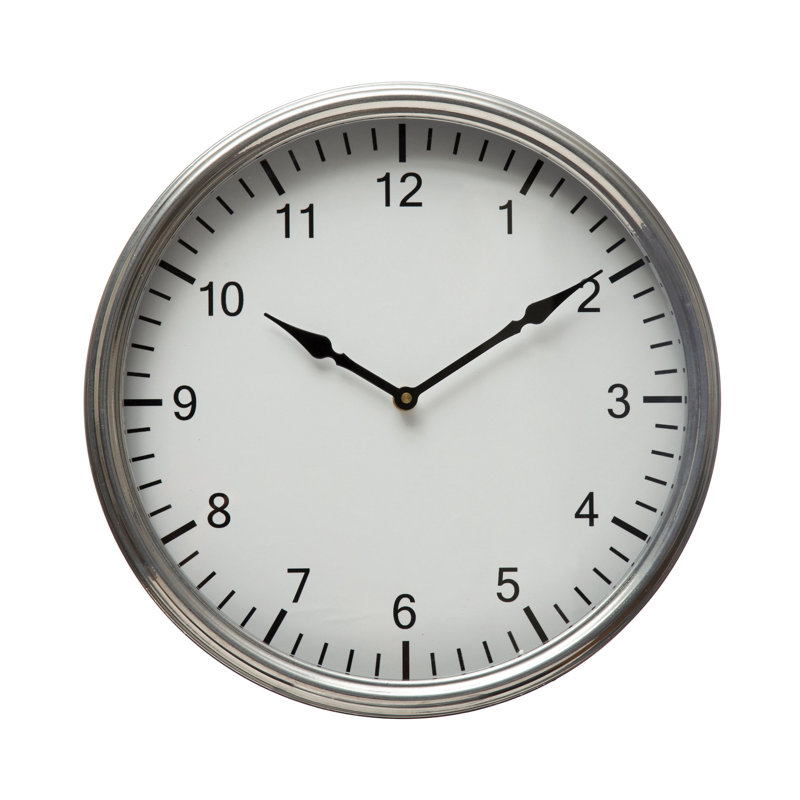 Classic Round Metal Wall Clock