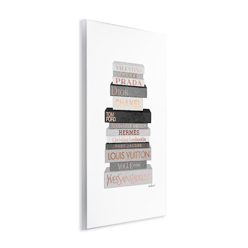'Bookstack' Print, 15" H x 10" W
