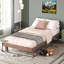 Base de lit plateforme simple flottante moderne