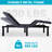Sterner Zero Gravity Pain Relieving Massaging Adjustable Bed with Wireless Remote, Bluetooth and App-224794337