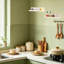Set of 4 Gray Plastic Floating Wall Shelves for Display-2124519341