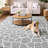Premium Machine Washable Dream Shag Giraffe Rug-713821916-713821909