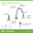 Elm Widespread Faucet with Push Pop Drain-87890234