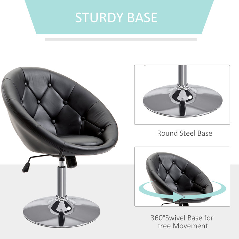 Upholstered Swivel Accent Chair