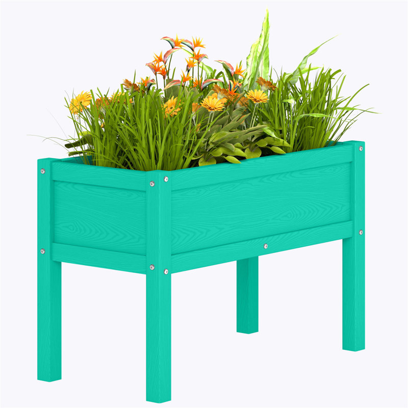 Jardinière surélevée surélevée avec pieds pour légumes, fleurs et herbes, Turc