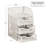 Mind Reader Desktop Accessory Storage, Paper Binder Clip Basket, Workspace, Office, Metal Mesh, 4.75"L x 5"W x 8"H-102346477