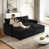 Black Corduroy(2 Seat+2 Ottoman) est en rupture de stock