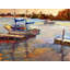 Funky Sailboat - Artist Enhanced Canvas Print-299146700-392076689