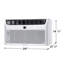 Frigidaire 230V Wall Air Conditioner in White-125100334