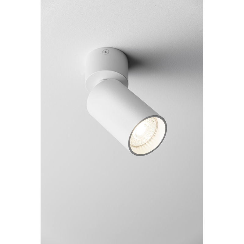 Casica Semi Flush Mount, White