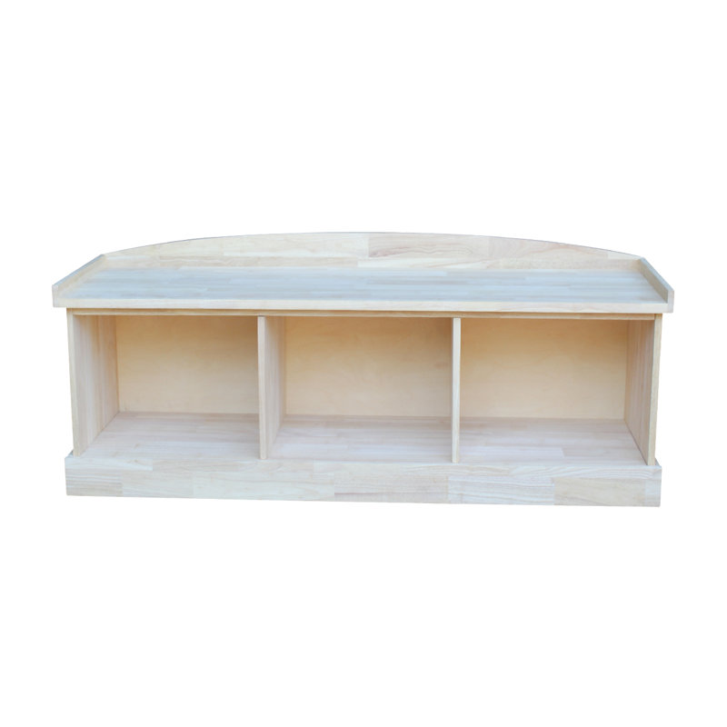 Melynda Solid Wood Storage Bench