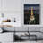 Paris in the rain - Bedroom Cities framed canvas for decor