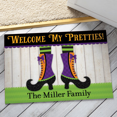 Fabrienne Non-Slip Halloween Outdoor Doormat