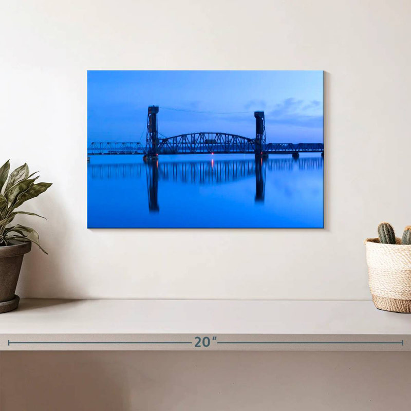 Lilie Decatur Railway Bridge, 8" H x 12" W