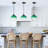1-Light 7.87 Inch Globe Pendant With Gradient For Kitchen Island-1400582742