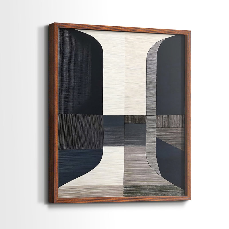 "ABSTRACT Series DCXCIV" par J Paul, Noyer, H 15 po x l 12 po