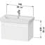 Meuble-lavabo simple 31,5 po Duravit No.1-88313860