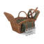 Wicker Tweed Effect 4 Person Fully Fitted Picnic Hamper Basket