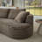 Boneless 120" L Shaped Modern Modular Sectional Curved Sofa, Minimalist Style Comfy Cloud Couch For Living Room Apartment, No Assembly Required Boneless Couches-122584455-121888827