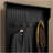 Hall Tree with Storage Bench, 3-in-1 Entryway Coat Rack with 4 Hooks &amp; Shoe Storage | Black | MDF-1358537498