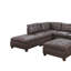 Fauteuil capitonné en similicuir respirant 1pc