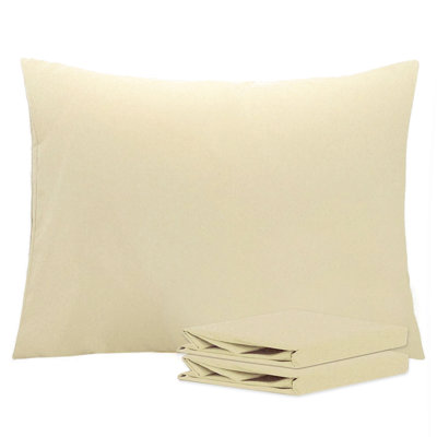 Bed Pillowcases, 1800 Brushed Microfiber Pillow Cases with Envelope Closure - NTBAY