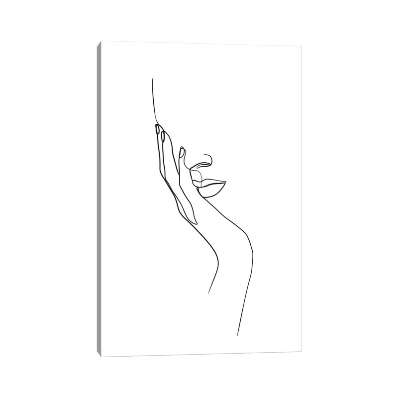 Femme–17 Rectangle by Blek Prints - Wrapped Canvas Gallery-Wrapped Canvas Giclée, 101.6 cm H x 66.04 cm W