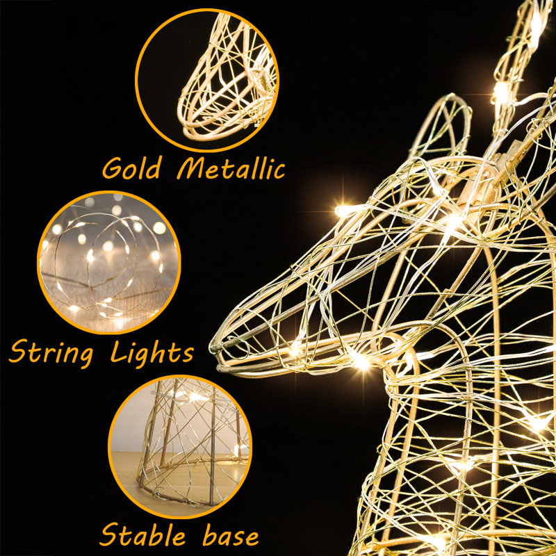 Jeylianis Indoor 10'' Plug-in Fairy String Light