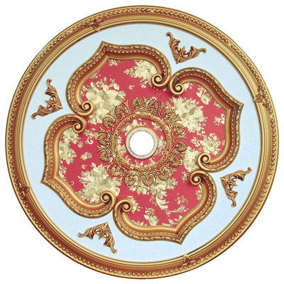 Motif de bouquets ronds de 43 po