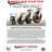 4 Inch Kingpinless High Temp Phenolic Wheel Caster with Brake and Swivel Lock