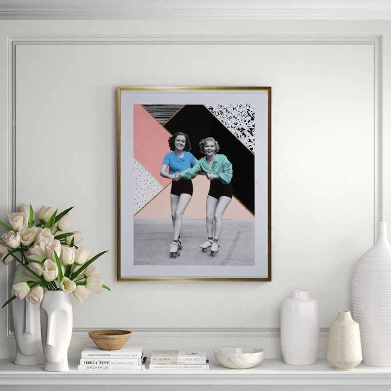 Retro Babes 2 Print by MOD Collection