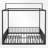Metal Canopy Bed With Removable Fence-960637789-960637788