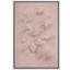 Doux fard à joues botanique grappe de fleurs décorations florales minimalistes encadrées-124932656-124932658
