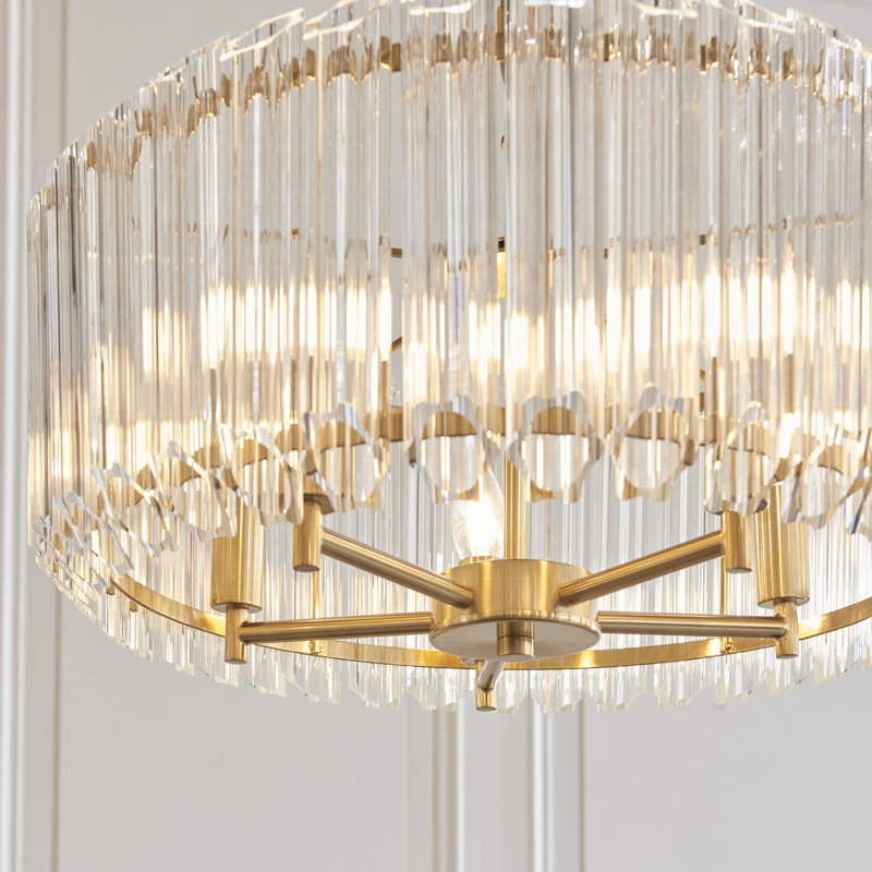 Valentin 3-Light Chandelier, 186cm H x 52cm W x 52cm D, 5 Lights