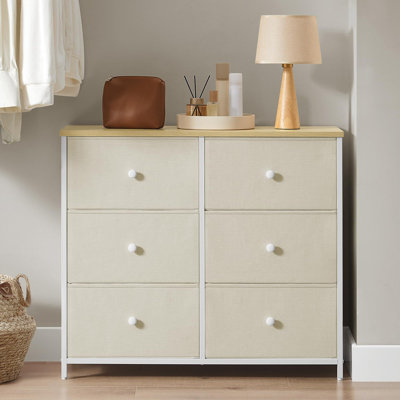 Odeza 80 cm W Chest of 6 Drawers