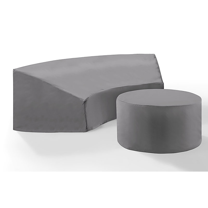 Sneed 2 Piece Conversation Set Cover, Gray
