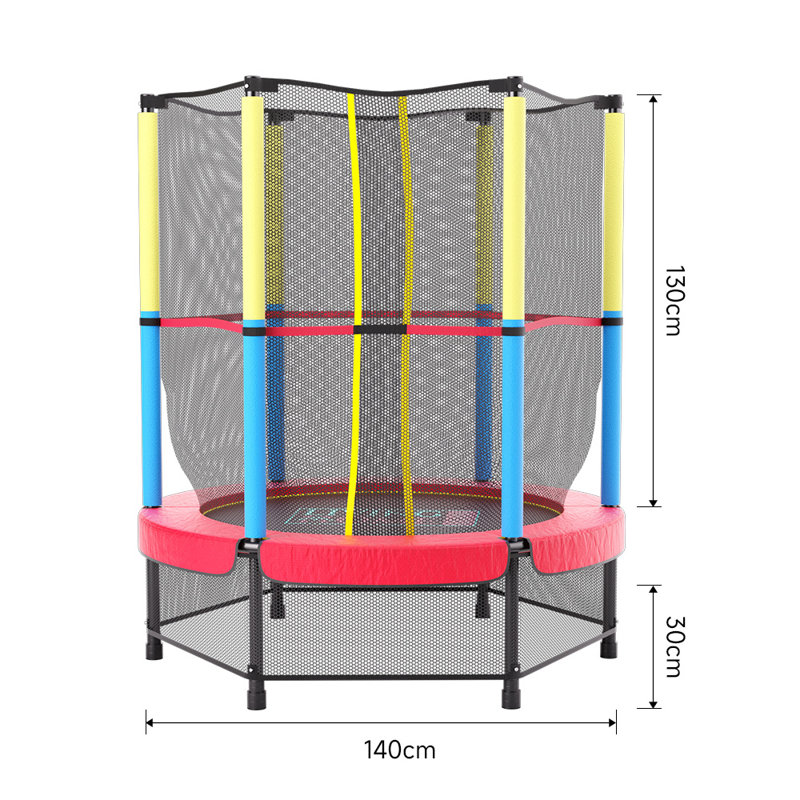 Costache 140cm D Hexagon Backyard Above Ground Trampoline