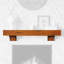 Tablette de manteau de cheminée en bois patiné avec corbeaux 72 po Kynsley-2093134647-2093134642