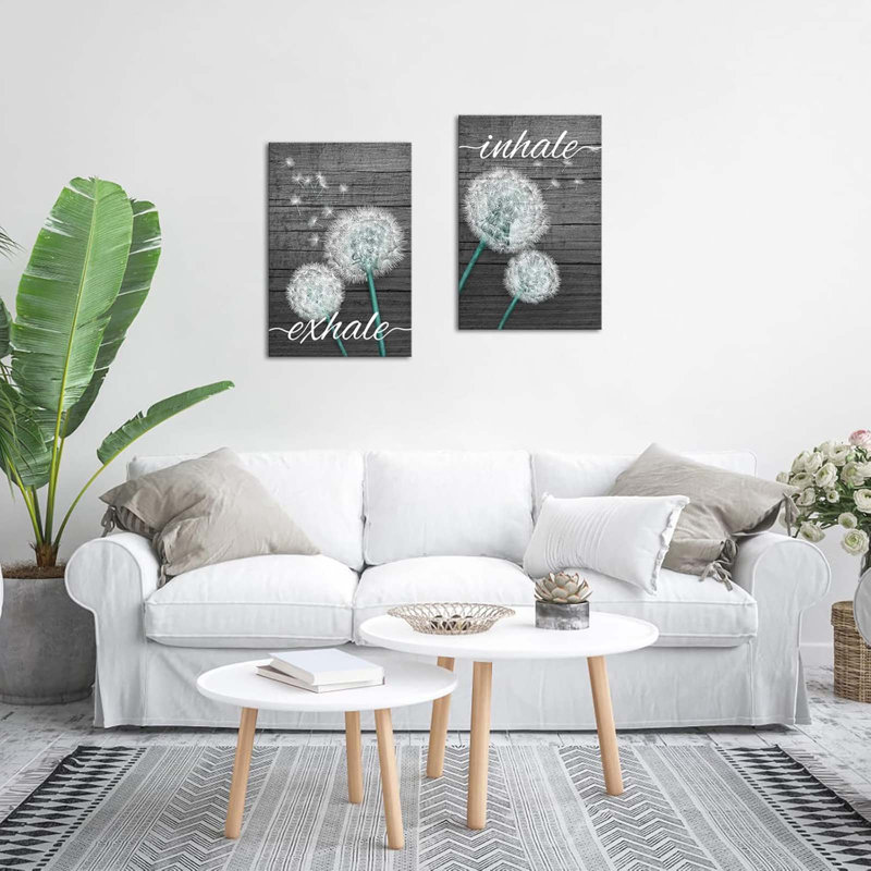 2 Piece Wrapped Canvas Print, 60 cm H x 40 cm W