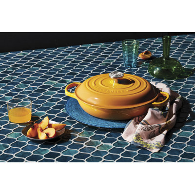 Le Creuset Signature Cast Iron Round Braiser, 3.5 Qt. - Nectar