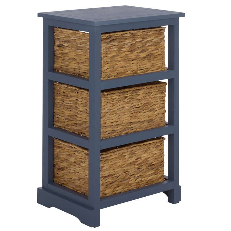 Painswick 3 - Drawer End Table with Storage, Blue