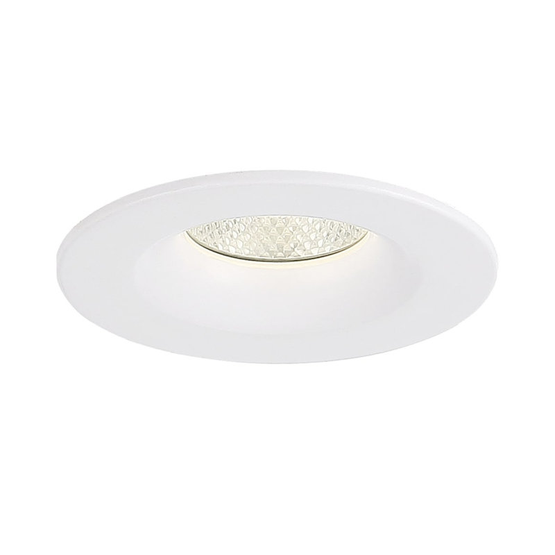Midway 3.5" 12W 1-Light Round Trim - 5CCT, White